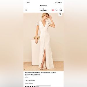 Lulu Wedding Dress Size M